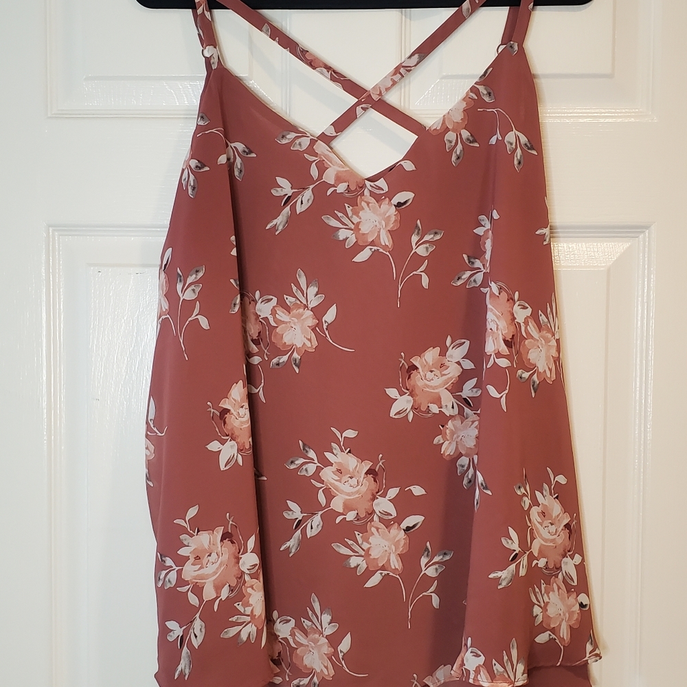 Torrid swing cami - crisscross. Size 3